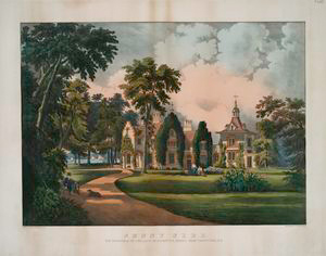 Sunny Side, the residence of the late Washington Irving near Tarrytown, N.Y.