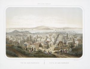 Vue de San-Francisco = Vista de San-Francisco.