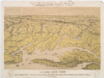 Panorama of the seat of war.  Birds eye view of Virginia, Maryland Delaware and the District of Columbia