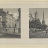[Plate 1st] City Hotel, Broadway ; Grace, and Trinity Churches, Broadway.