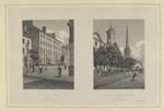 [Plate 1st] City Hotel, Broadway ; Grace, and Trinity Churches, Broadway.