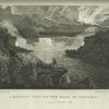 A distant view of the Falls of Niagara.