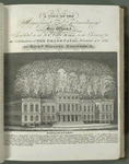A view of the magnificent and extraordinary fire works exhibited on the N.Y. City Hall, on the evening of the celebration of the Grand Canal, November 4th, 1825.
