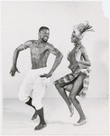 Publicity photograph of Charles Moore and Glory Van Scott in the stage production Kwamina