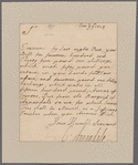 Annandale, C[harlotte, Lady]. [Scotland]. To Hugh Somervile