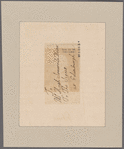 Annandale, C[harlotte, Lady]. [Scotland]. To Hugh Somervile