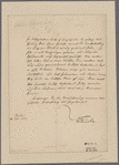 Blücher, Gebhard Leberecht von. Berlin. [To Karl Müchler]
