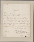Brooke, Arthur. Chesapeake Bay. To John Laurence