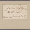 [Brougham, Henry]. Envelope