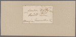 [Brougham, Henry]. Envelope