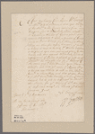 Compton, William. Dover. To Officers of his Majesty's Ordnance