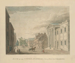 Bank of the United States, with a view of Third Street Philadelphia.