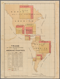 Maps of North and South America