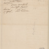 Law, Thomas. To Lord Cornwallis