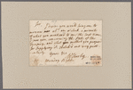 Shirley, William. To Treasurer Gray