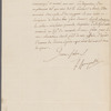 Bonaparte, Lucien. Paris. To the Minister of Finance