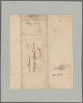 Bonaparte, Joseph. Philadelphia. To William Bayard, Jr