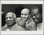 W.C. Handy, George Avakian and Louis Armstrong