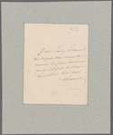 Lamartine, Alphonse Marie Louis de. To [de Villeneuve]