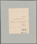 Lamartine, Alphonse Marie Louis de. To [de Villeneuve]