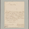 Rochambeau, Jean Baptiste Donatien de Vimeure, comte de. Strasbourg. To Monsieur le duc