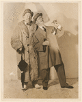 Publicity photograph of Clark and McCullough (Bobby Clark and Paul McCullough) during the production of the stage revue Walk a Little Faster