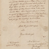 Steuben, [Friedrich Wilhelm, Baron von]. Philadelphia. To John Houston