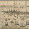 A view of the town of Boston with several ships of war in the harbour.  Vol. I.