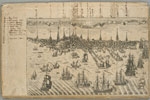 A view of the town of Boston with several ships of war in the harbour.  Vol. I.