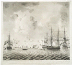 Representation of the action off Mud Fort in the River Delaware ....