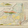 This colour'd map exhibits a general view of the economical geology of New York and part of the adjoining states