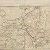 Map of New York State showing the route of the New York and Oswego Midland Railroad