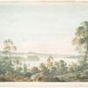 View of Cape Diamond, plains of Abraham, and part of the town of Quebec.