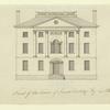 Front of the house of Joseph Coolidge Esqr. in Boston