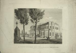 An unfinished house, in Chesnut Street Philadelphia. Built for the late Robert Morris Esqr.