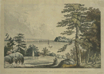 View of the spot where Gen. Hamilton fell, at Weehawk.