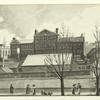 Bridewell, and Charity-School, Broadway, opposite Chamber Street - February 1808.