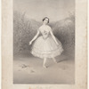 Carolina Rosati as La Rose, in the ballet of Thea, ou La Fée aux fleurs