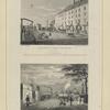 Plate 12th. Brooklyn Ferry, Fulton St. New York ; Steam boat wharf, Whitehall Street, New York.
