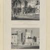 Plate 17th. St. Luke's Church, Hudson St. New York ; The Reservoir, Bowery, New York.