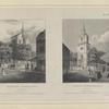 Plate 18th. St. Patrick's Cathedral, Mott St. New York ; St. Peter's Church, Barclay St. New York.