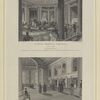 Plate 9th. Council Chamber, City Hall, New York ; Public room, Merchant's Exchange, New York.
