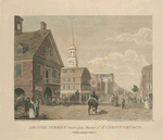 Second Street north from Market St. wth. Christ Church.  Philadelphia.