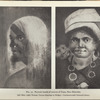 Portrait heads of natives of Tana, New Hebrides - (left) Man; (right) Woman
