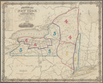 Engineers map of the state of New York
