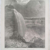 Niagara Falls, part of the American fall, from the foot of the stair case.