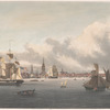 Vue du port de Philadelphie.