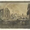 View of the ruins after the great fire in New-York, Decr. 16th and 17th 1835, as seen from Exchange Place.