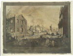 View of the ruins after the great fire in New-York, Decr. 16th and 17th 1835, as seen from Exchange Place.