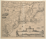 Novi Belgii Novaeque Angliae nec non partis Virginiae tabula multis in locis emendata.